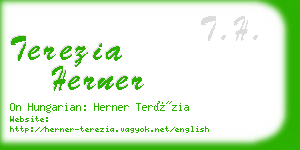 terezia herner business card